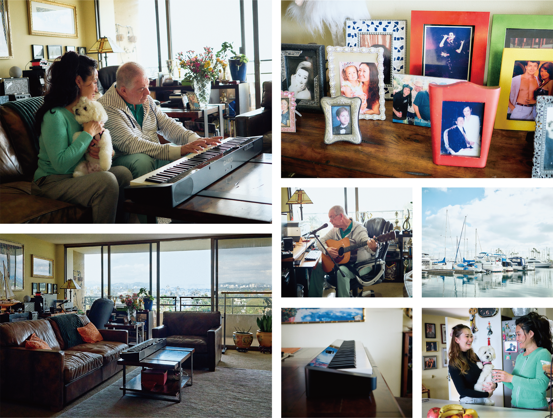 Bildergalerie mit Life-Style-Bildern von Holmes Stoner, seinem Leben in Los Angeles mit Frau, Hund und Privia.