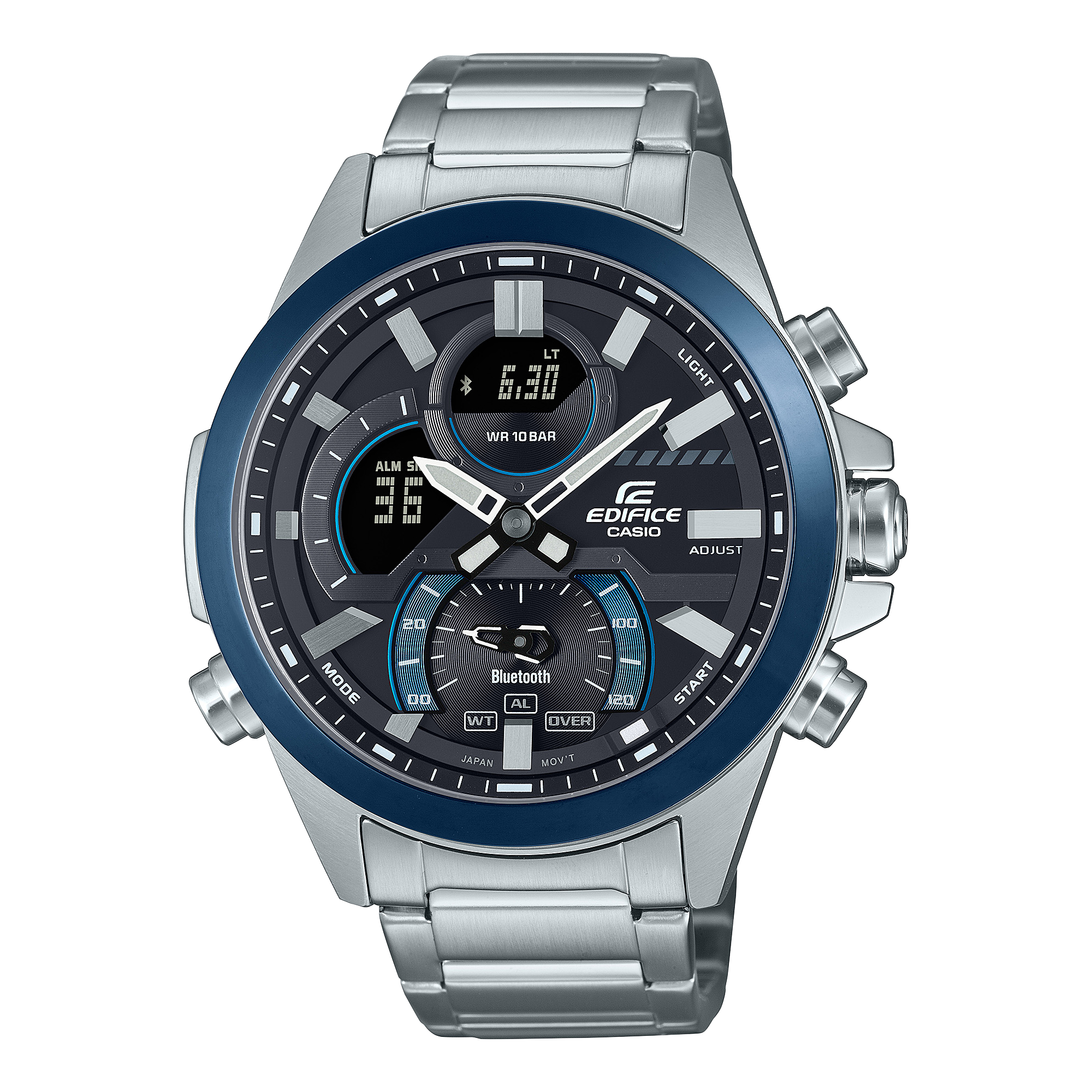 Der - von Rennwagen inspirierte - CASIO EDIFICE-Metallchronograph ECB-30DB-1A