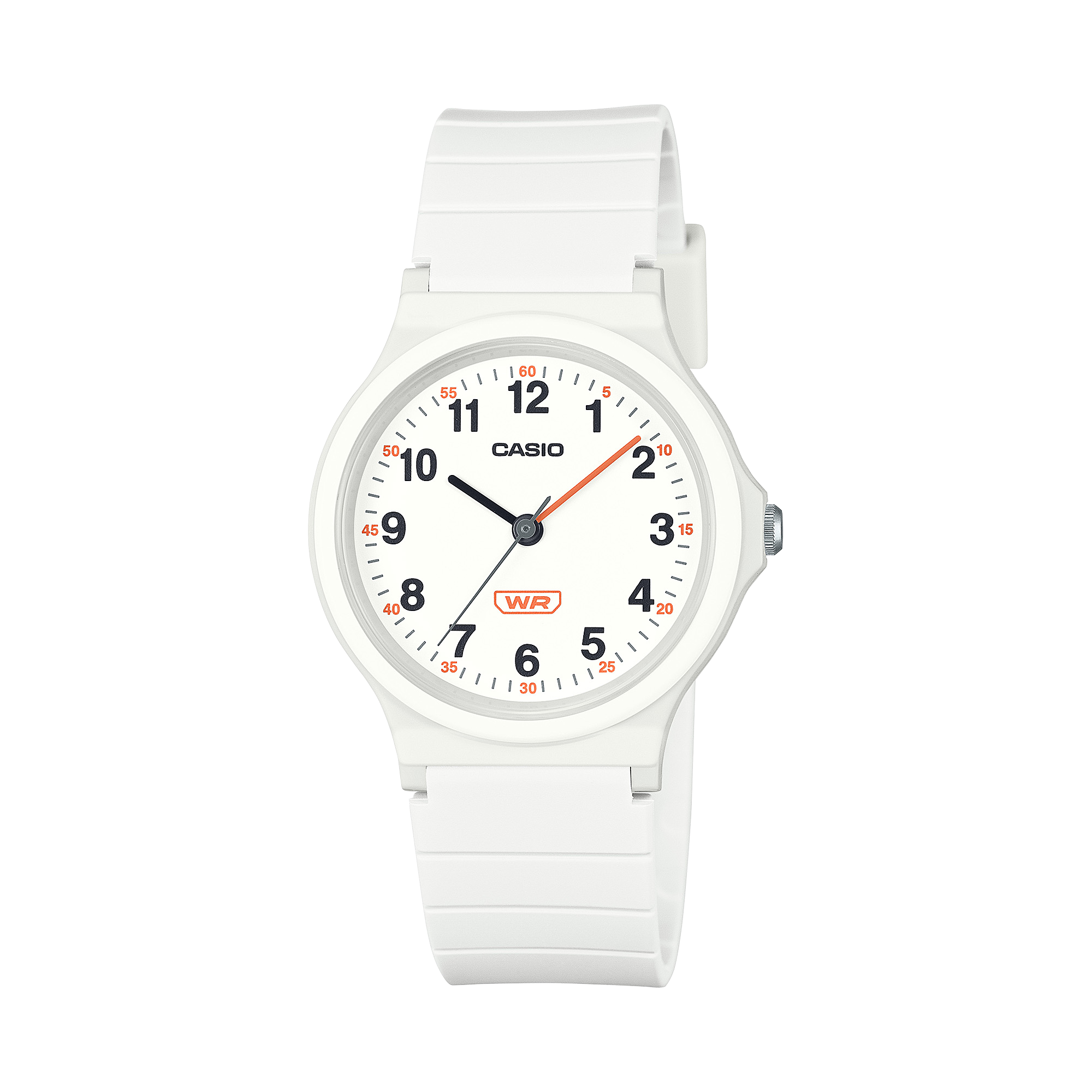 Die weiße Analoguhr LQ-24B-7B aus der Casio Timeless Collection