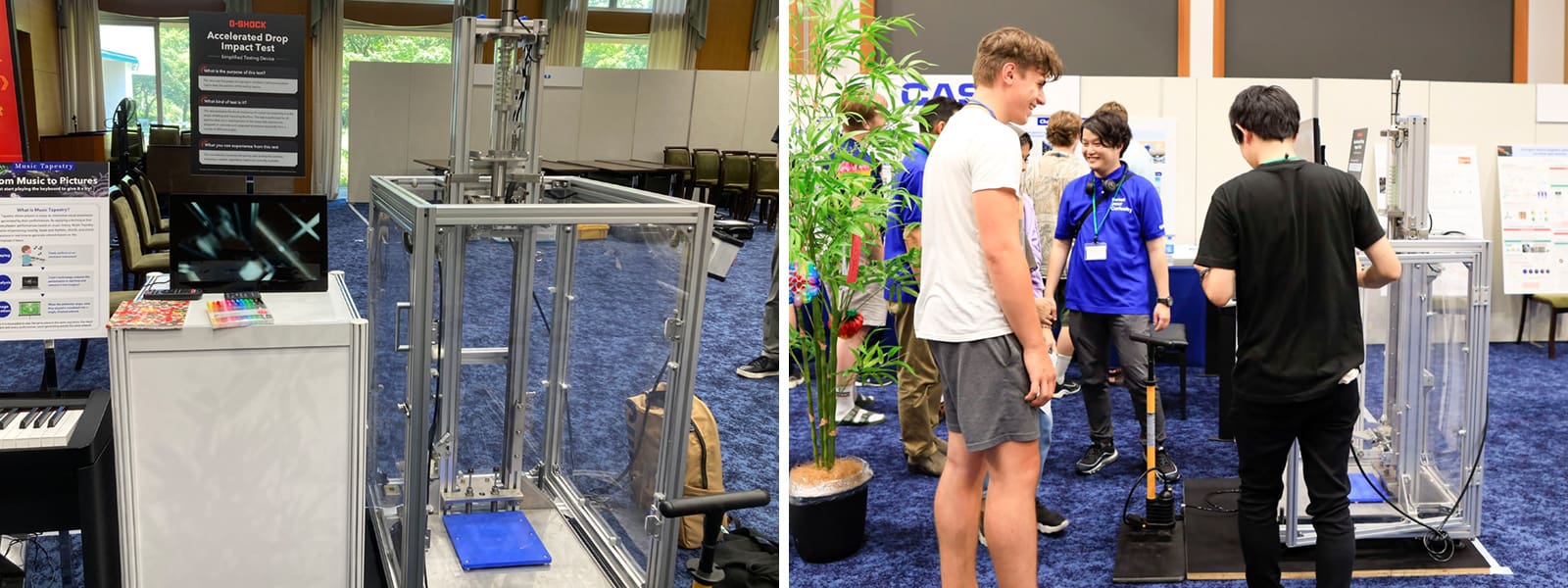 Experimente a resistência do Teste de impacto de queda acelerada do G-SHOCK