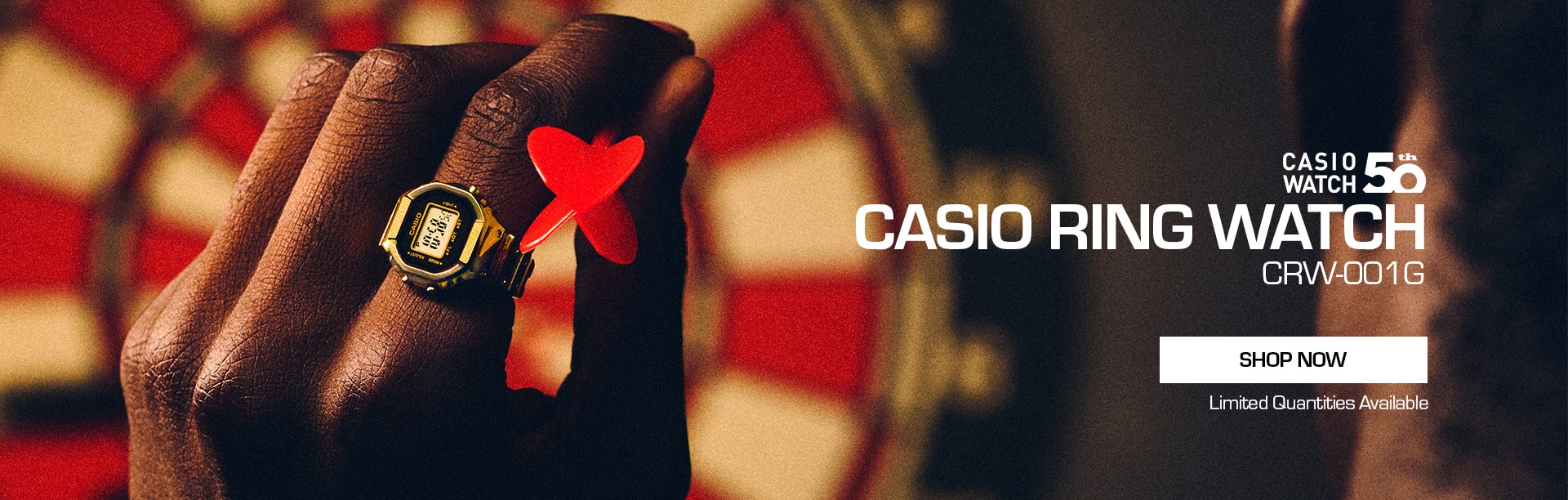 Casio Ring Watch Gold