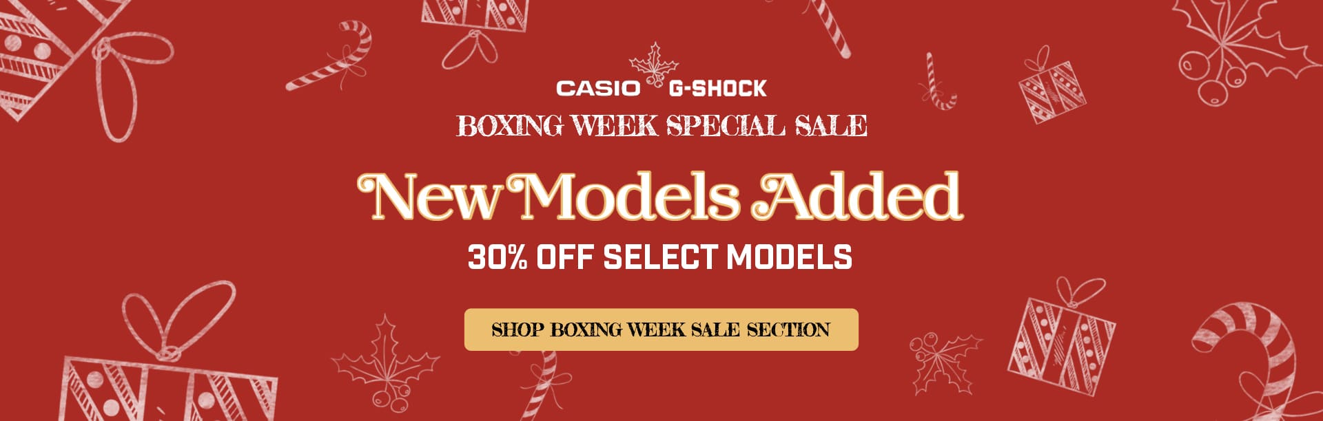 Casio G-SHOCK Boxing Week Sale