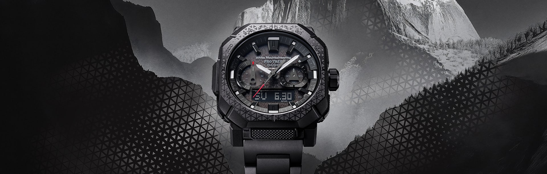 Protrek PRW-B1000WM White Mountaineering Analog Digital Watch