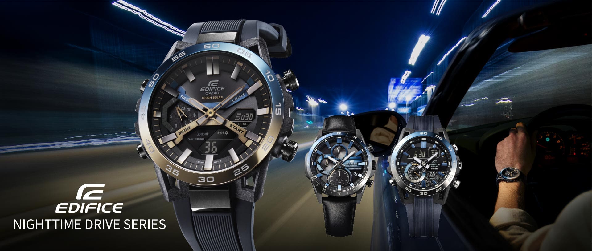 EDIFICE NIGHTTIME DRIVE SERIES