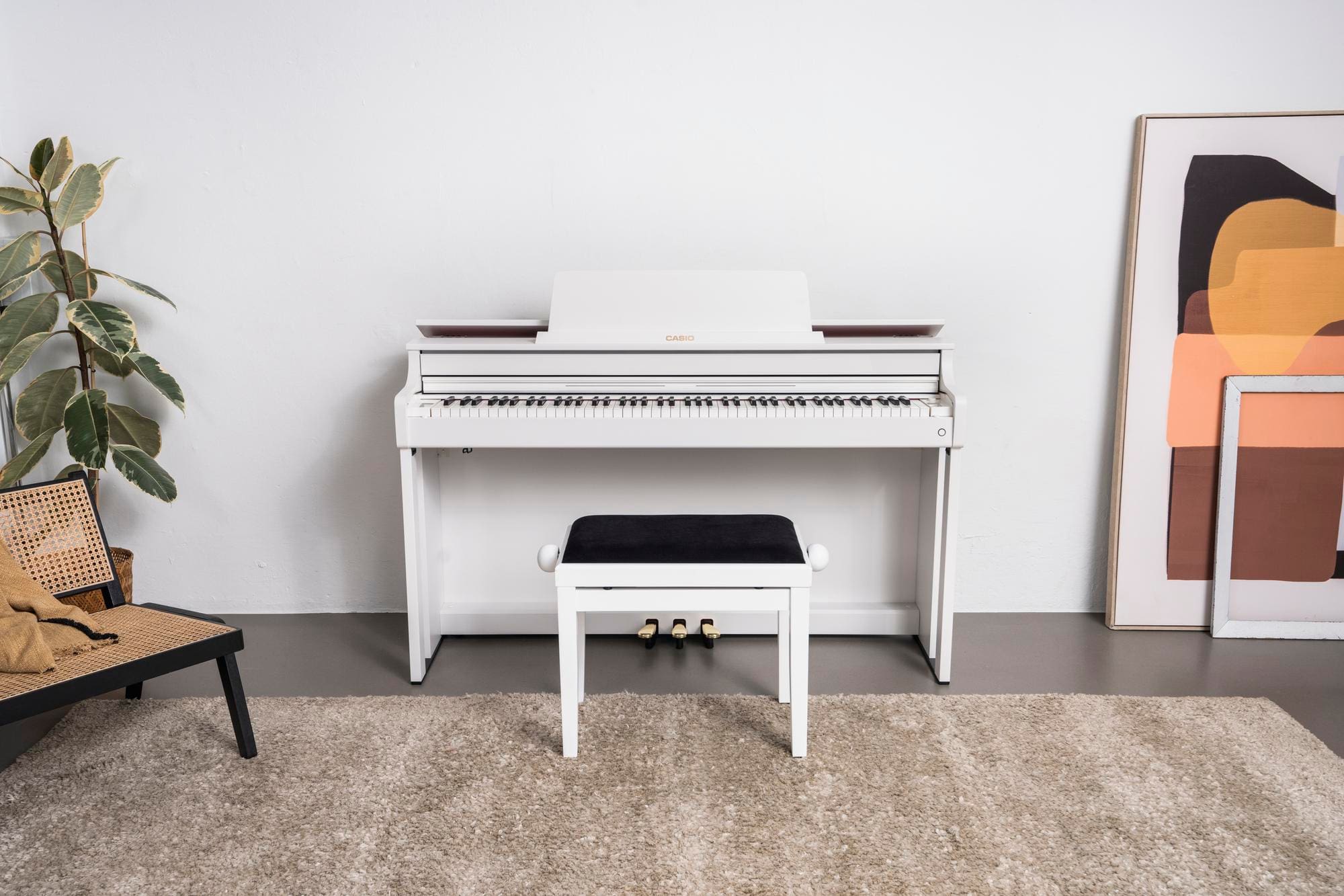 Weißes Celviano Digitalpiano