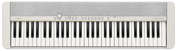 CT-S1 Casiotone Keyboard in grau-weiß