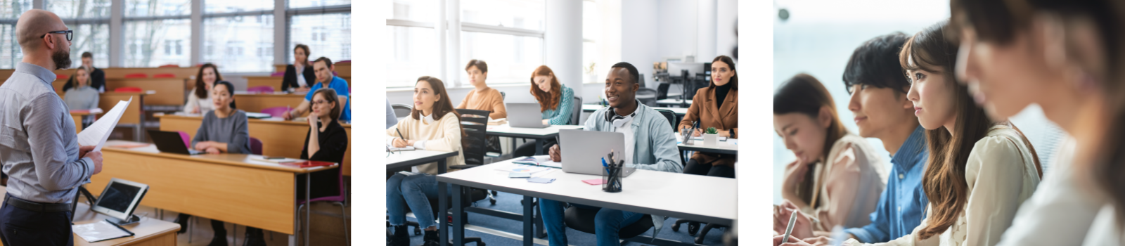 Schüler/innen in einer Vorlesung