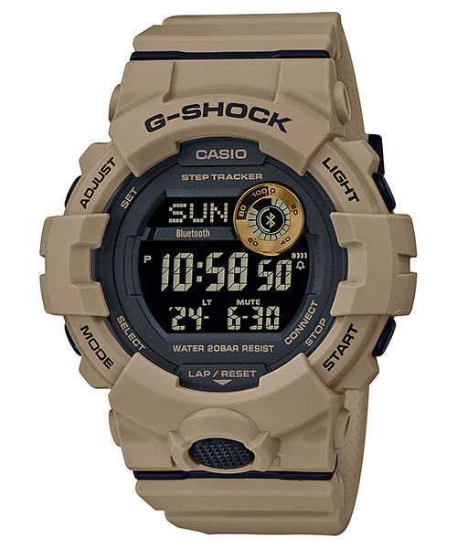 Die hellbraune GBD-800UC-5 von Casio G-Shock