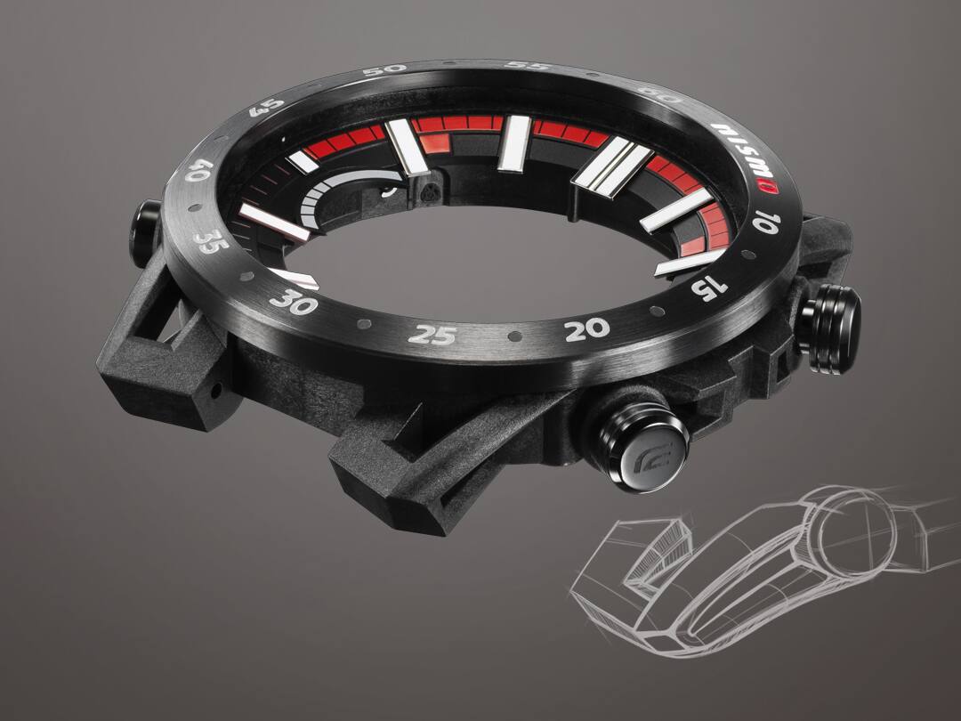 Bisel del reloj de pulsera Edifice Nismo MY23