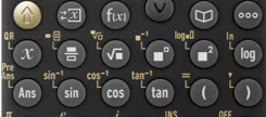 Primer plano de las teclas redondeadas de la nueva calculadora Classwiz