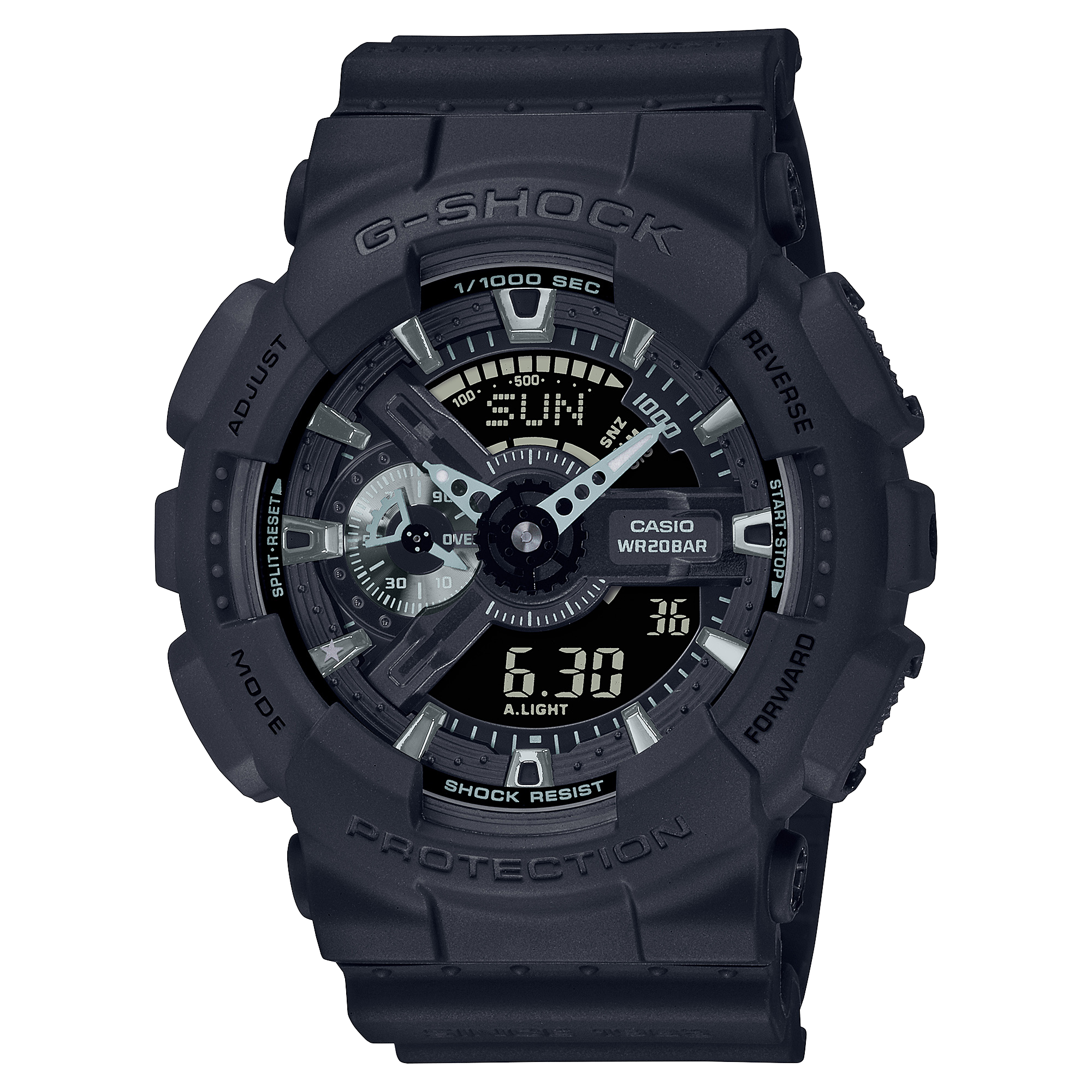 The G-Shock chronograph GA-114RE-1A from the 40th anniversary edition