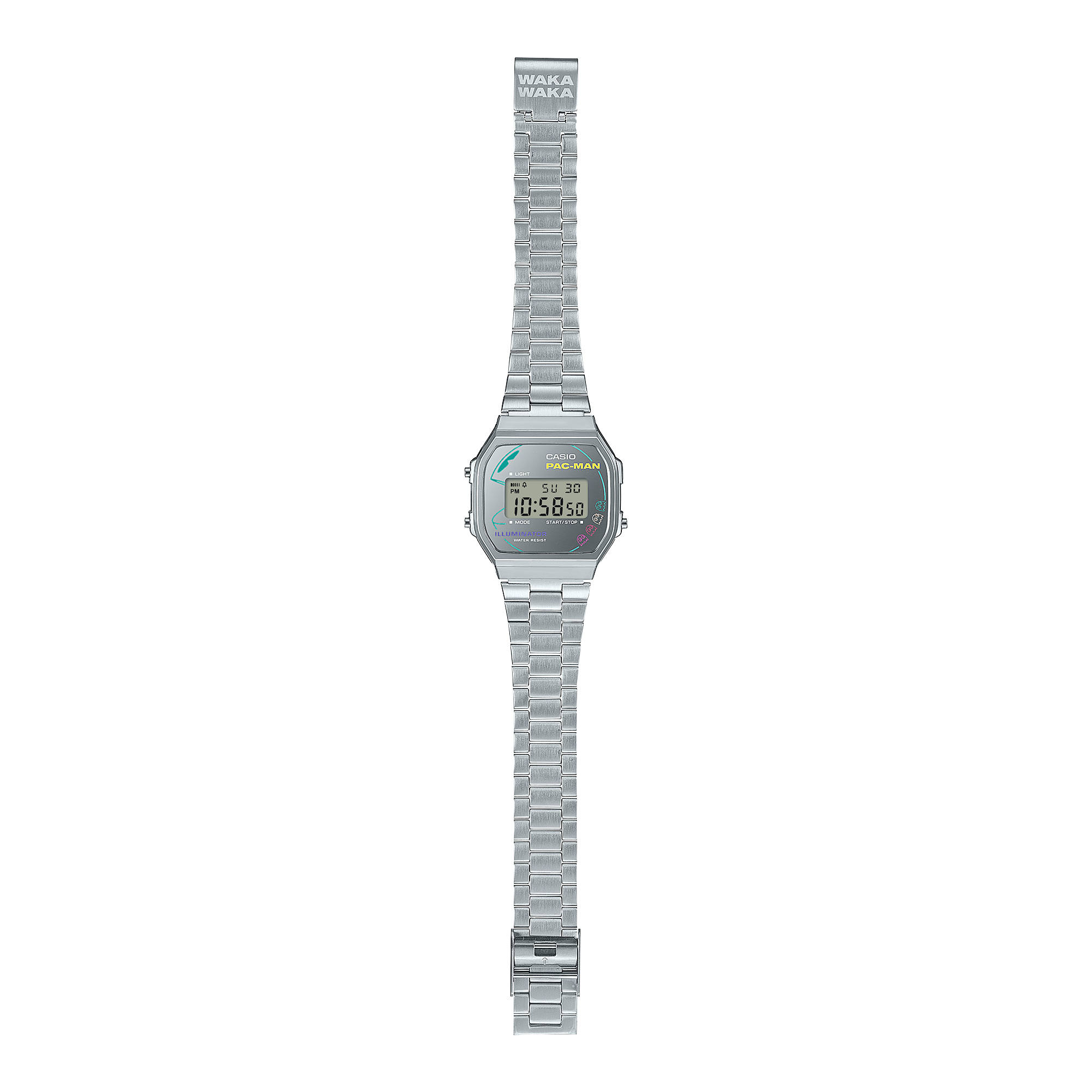 Full view of the A168WEPC wristwatch from the Casio Vintage Collection