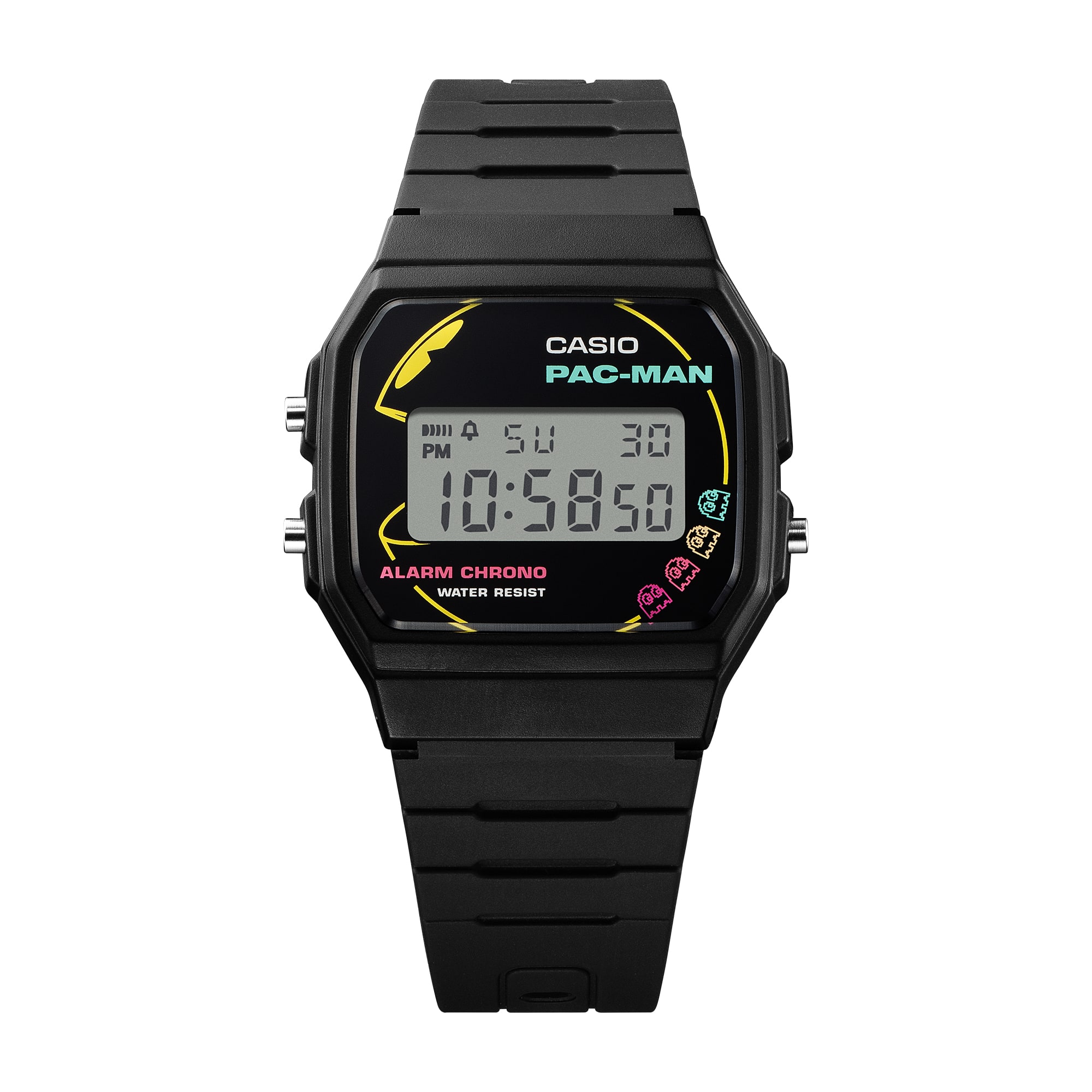 The black F-91WPC digital watch