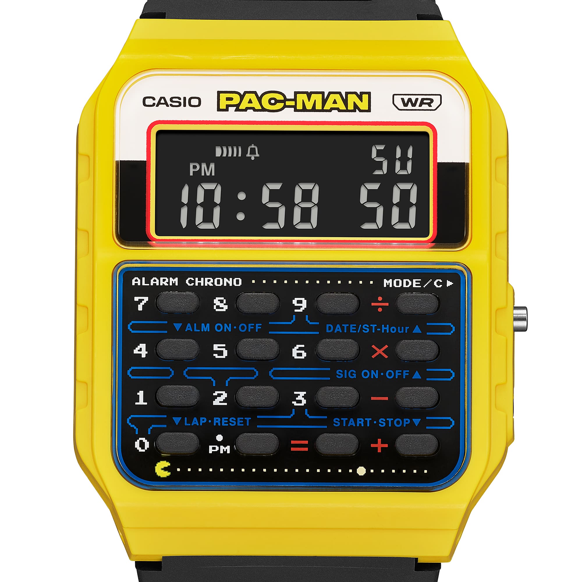 A close-up of the display of the CA-53WPC