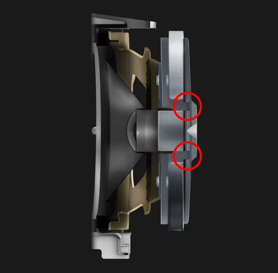 Illustration of the speaker structure