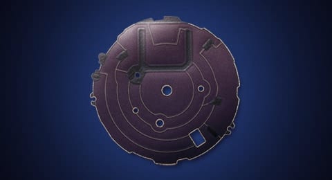 Illustration of a solar module in a dark environment.