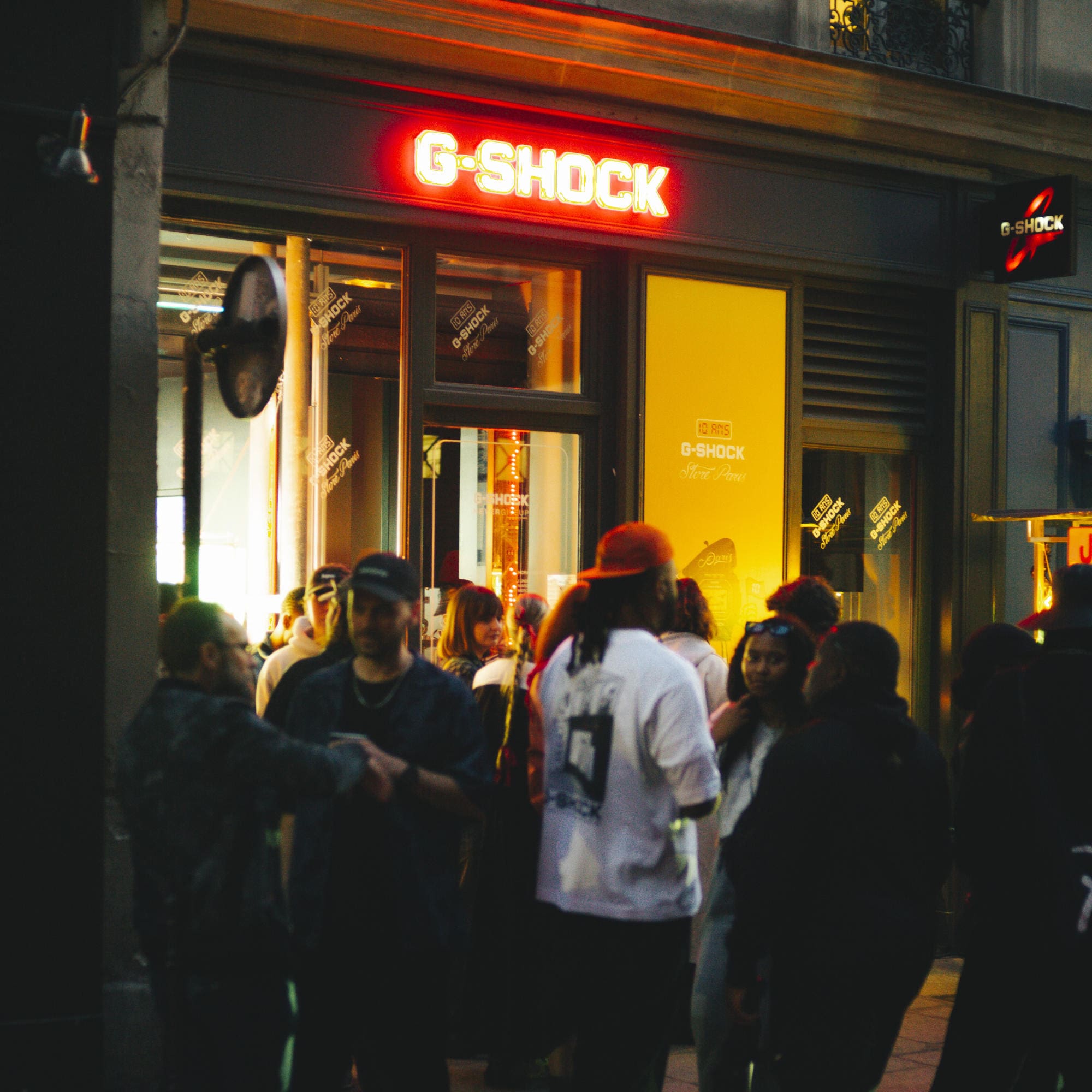 Le G-SHOCK Store en Paris, lien vers l'inscription à la Newsletter du store