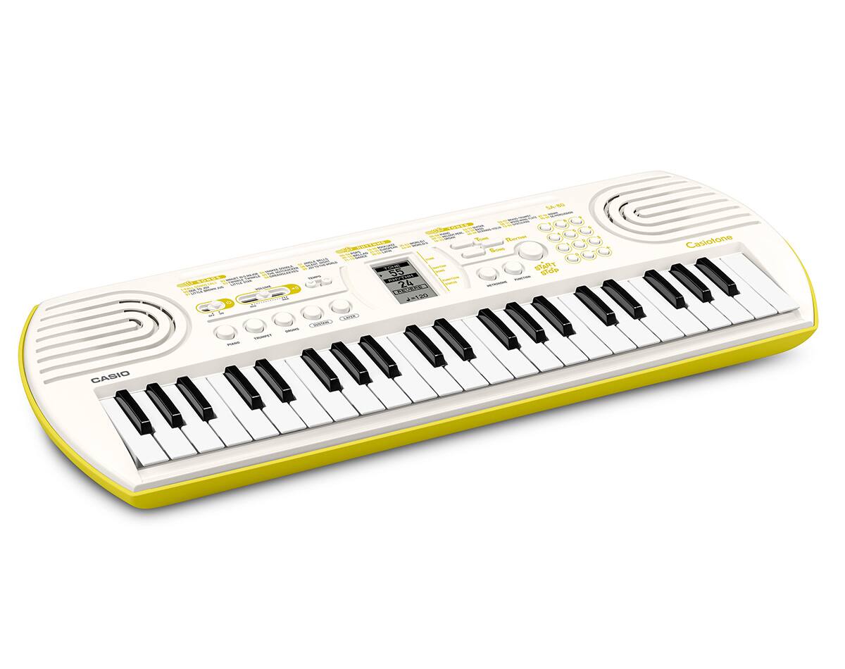 Le mini clavier SA-80 en blanc de CASIO