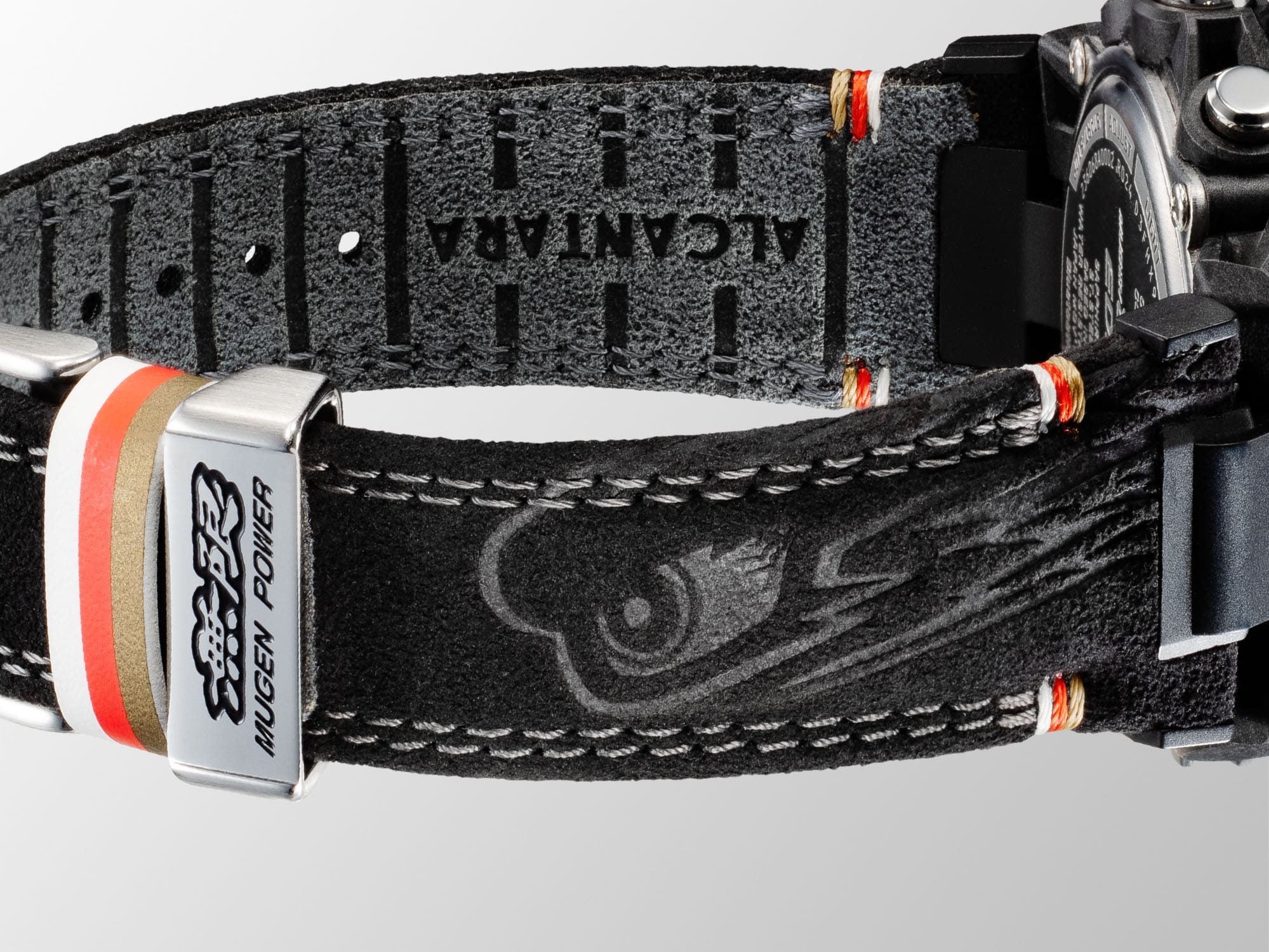 Le bracelet de la ECB-40MU en tissu Alcantara