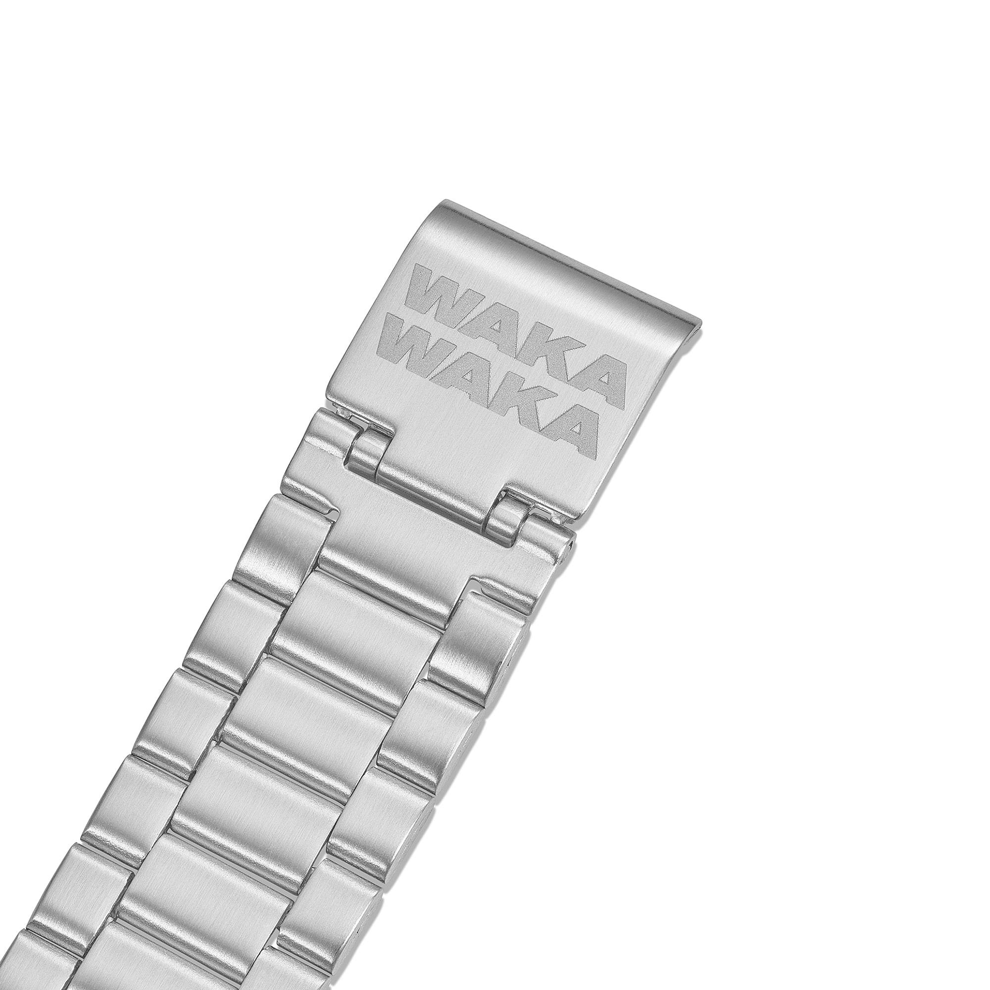 La couverture du Casio Vintage Pac-Man modèle A168WEPC avec le lettrage Waka Waka