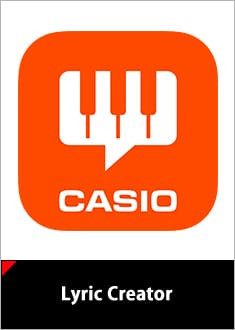 Le logo orange de l'app Lyric Creator.