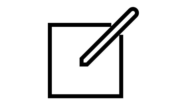 Une icône de formulaire sur fond blanc avec un lien vers l'enregistrement du produit.