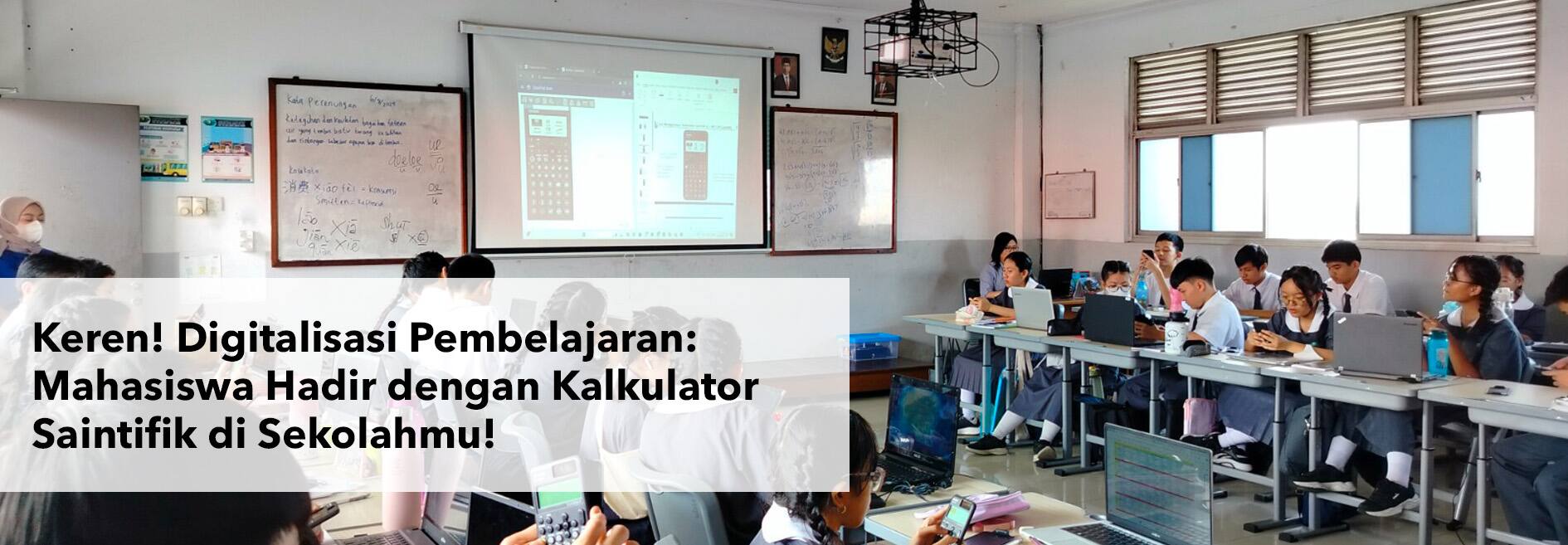 Digital Learning Students show up with scientific calculators at your school!