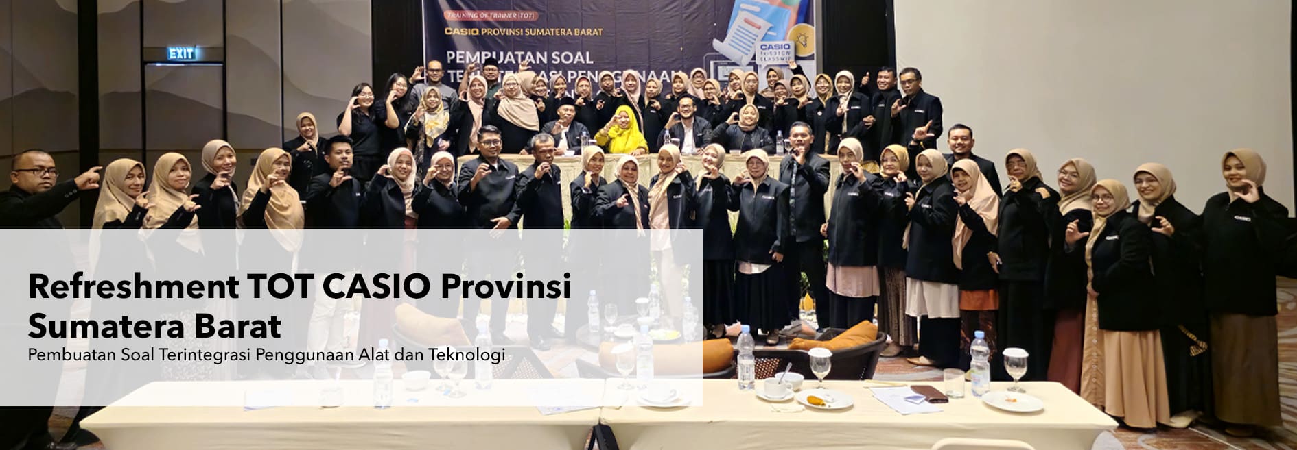 Refreshment TOT CASIO West Sumatra Province 