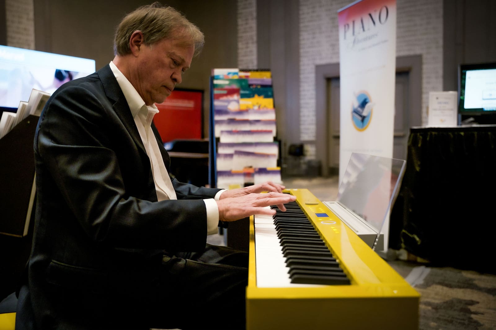 Randall playing Privia