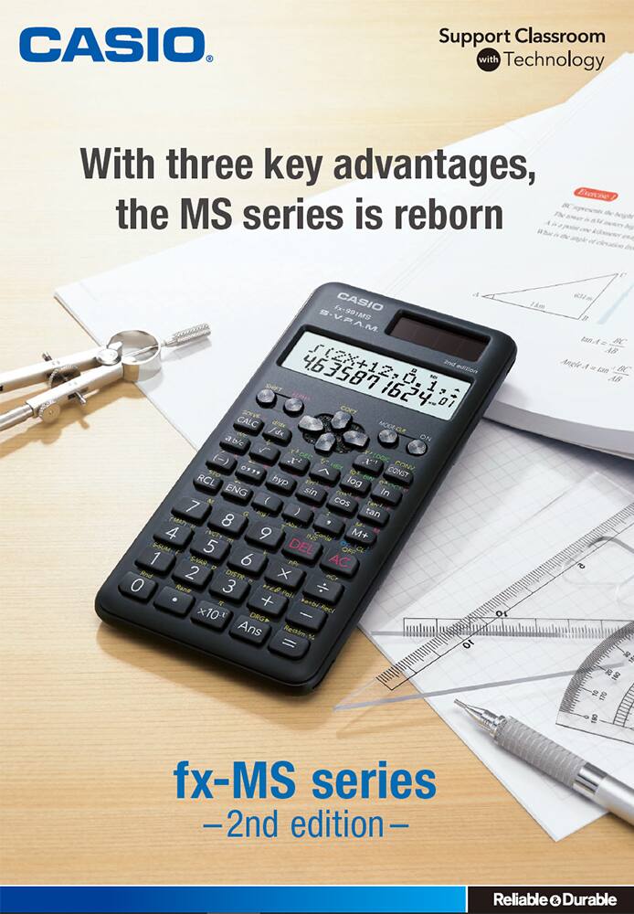 Scientific and Financial Calculator Catalog CASIO