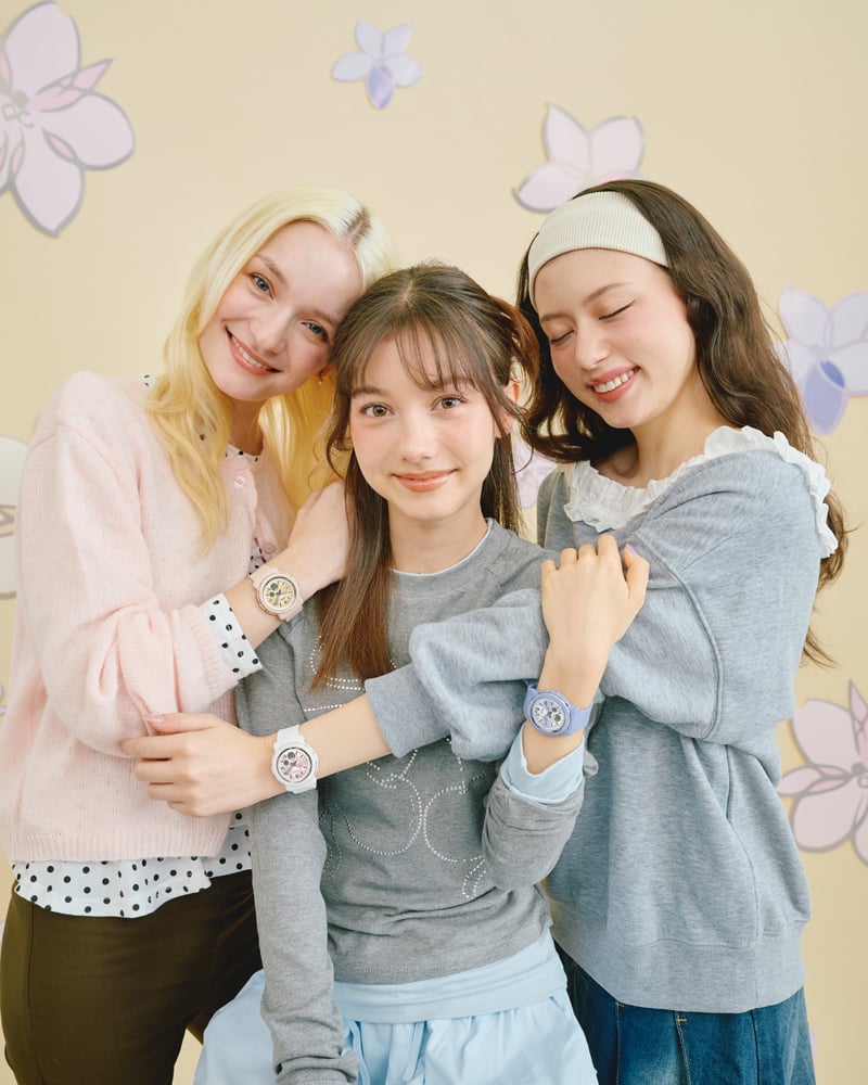 Three women wearing the BGA-290FL series