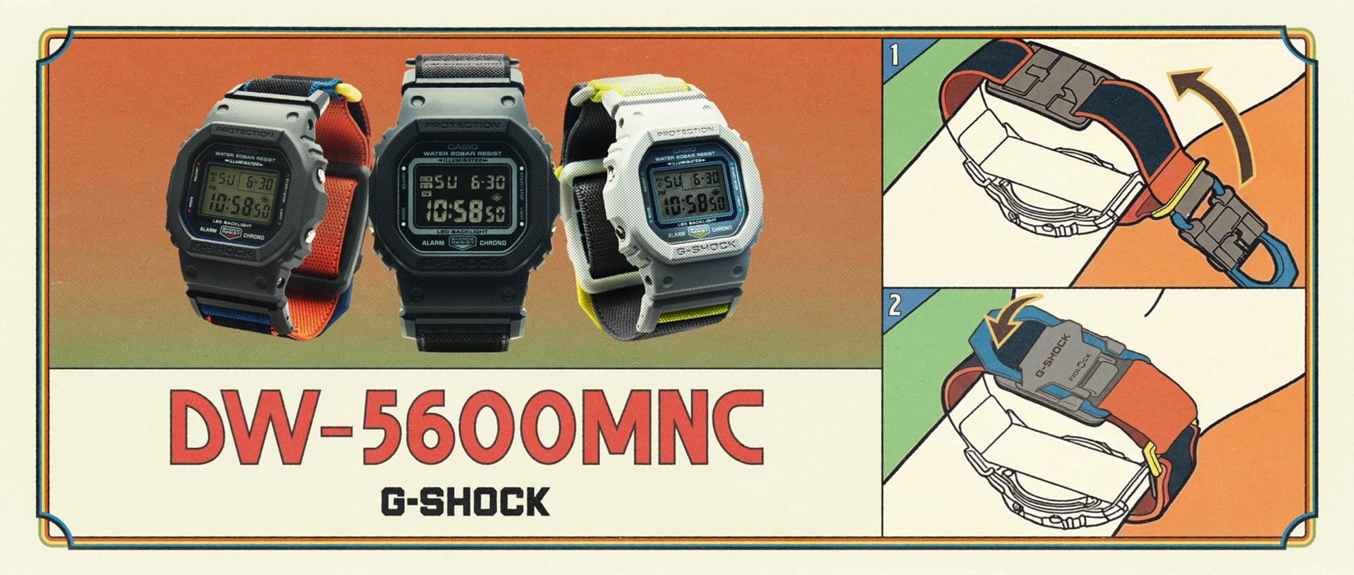 DW-5600MNC - cloth band | CASIO