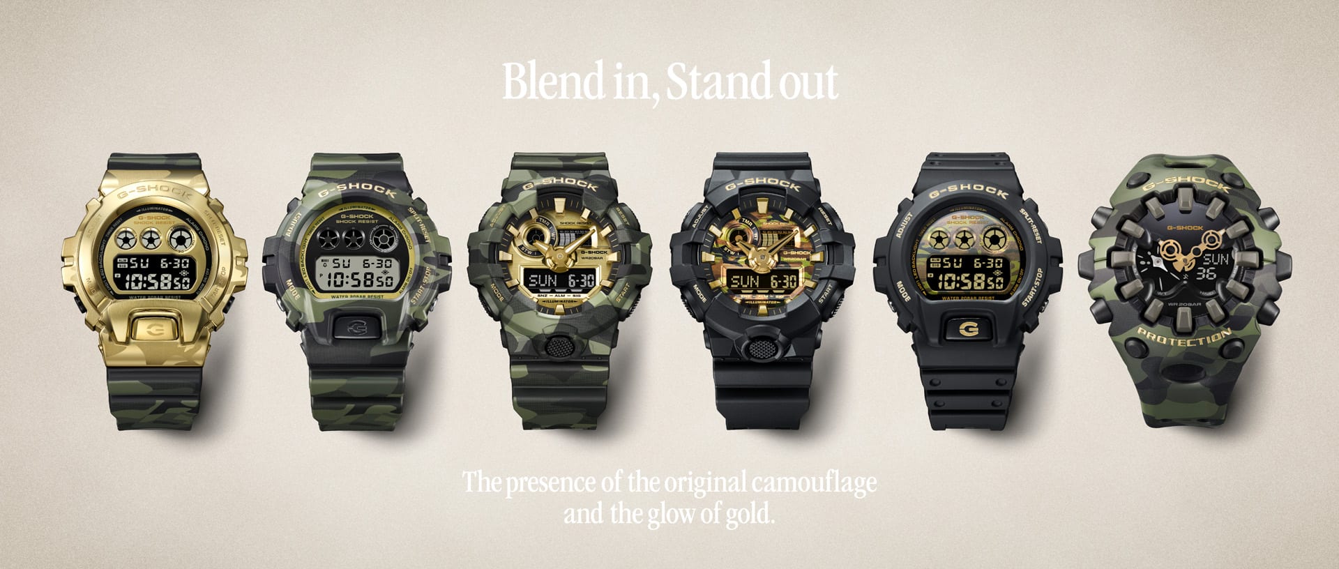CAMO AND GOLD