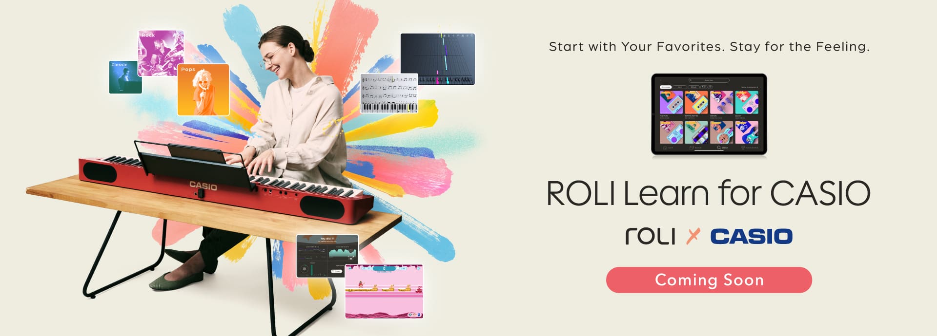 ROLI Learn for CASIO