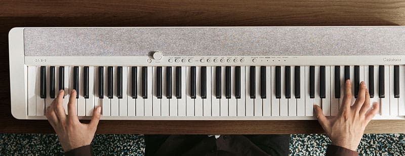 CASIO Casiotone CT-320 電子ピアノ シンセサイザー 銀色 Casio Casiotone CT-320 Electronic Keyboard - Evolution Music