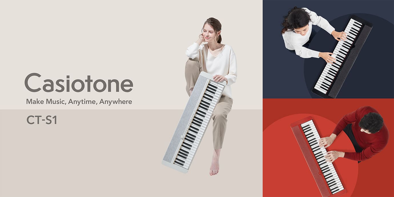 CT-S1 - Casiotone - ライフスタイルに寄り添うキーボード | CASIO