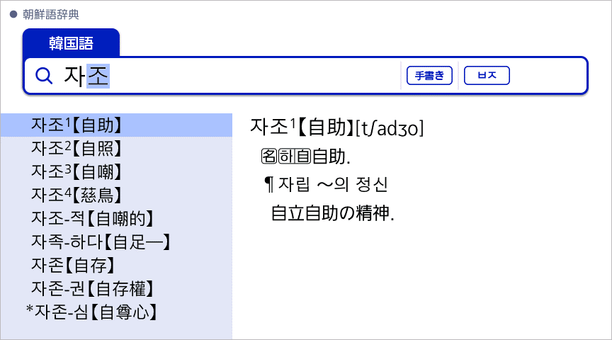 検索結果画面