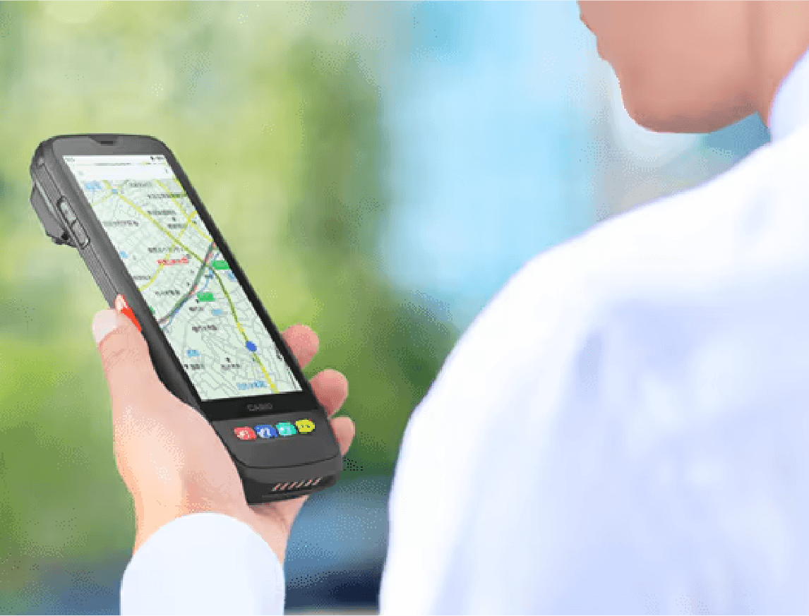 見やすさ、ひときわ、 5.5インチ大画面