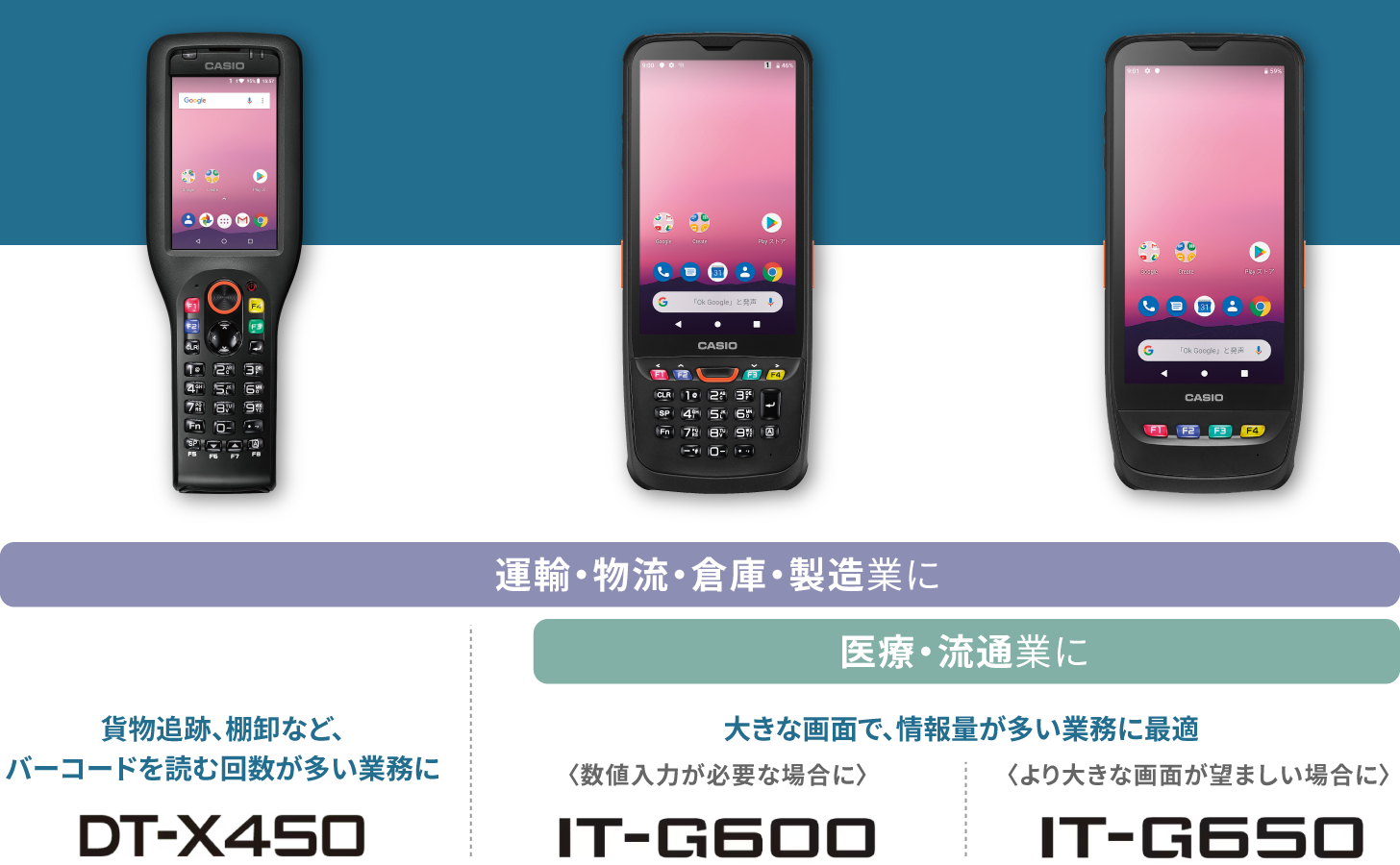 CASIOハンディターミナルの選び方を解説 | ハンディターミナル | CASIO