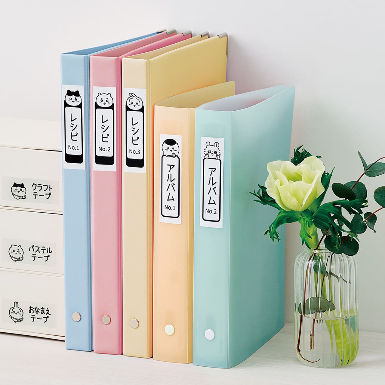 ラベル使用例 整理収納に