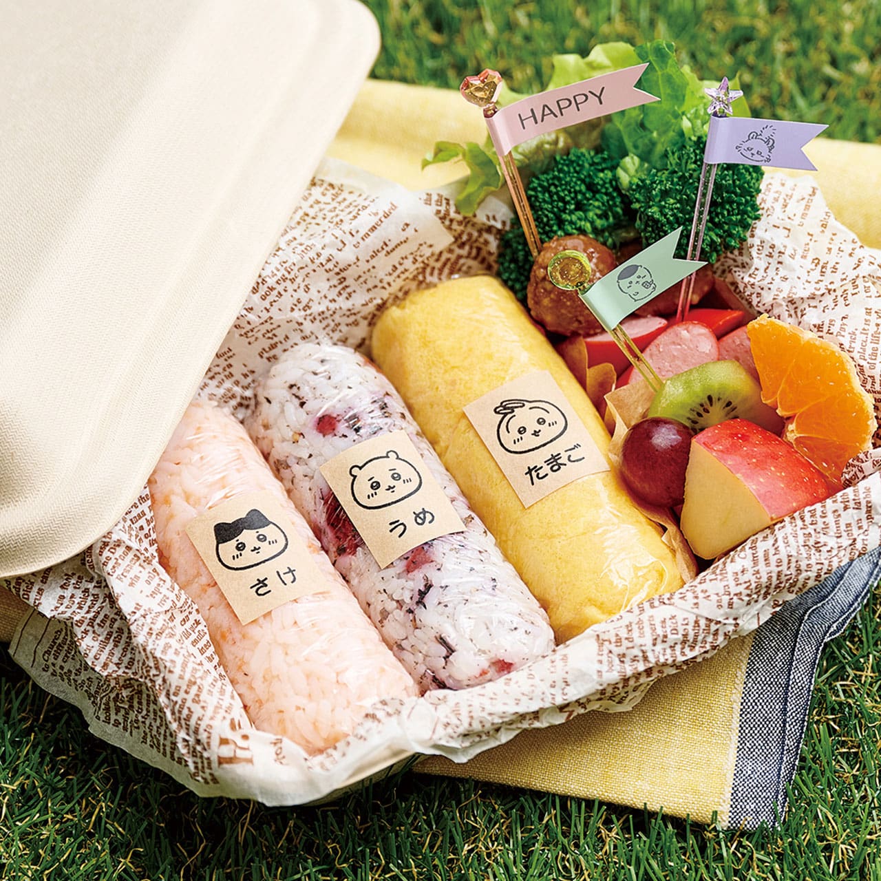 ラベル使用例 お弁当のデコレーションに