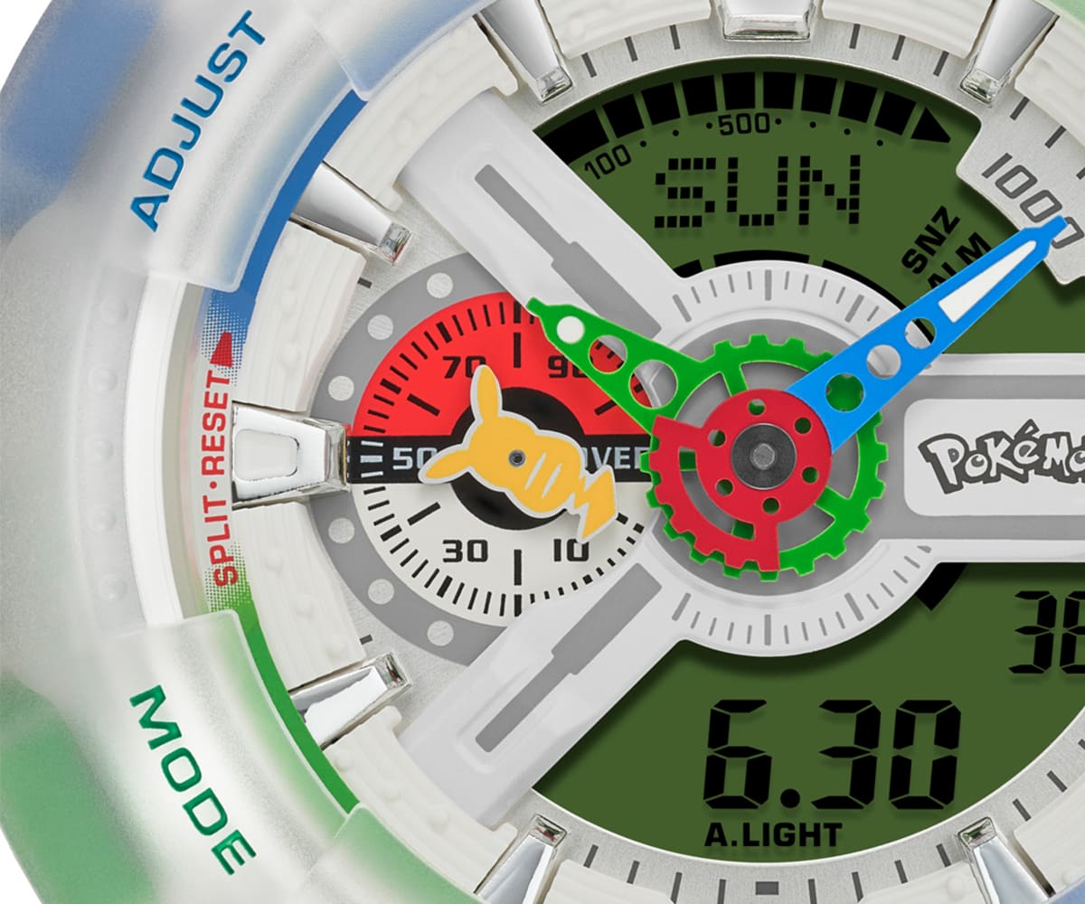 GA-110PKMの文字板寄りのビジュアル