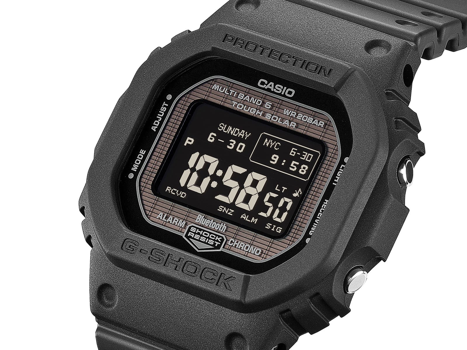 小型のG-SHOCKが並んでいるイメージ