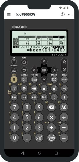スマホアプリ 「ClassWiz Calc App」