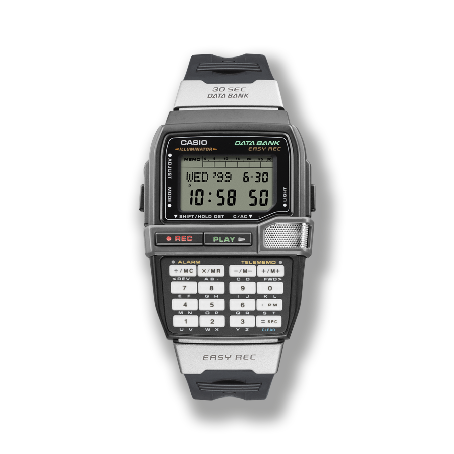 【希少】 【CASIO】 データバンク デジタル腕時計 グリーン CASIO（カシオ） CASIO Standard スタンダード アラームクロノ メンズ