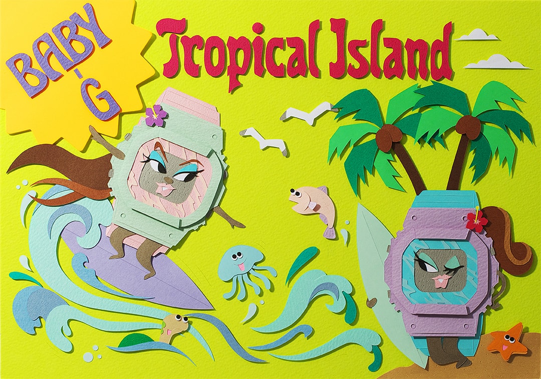 WACKWACK ／ワクワク 切り絵 wackwackが切り絵で表現するTRIPPING OUT