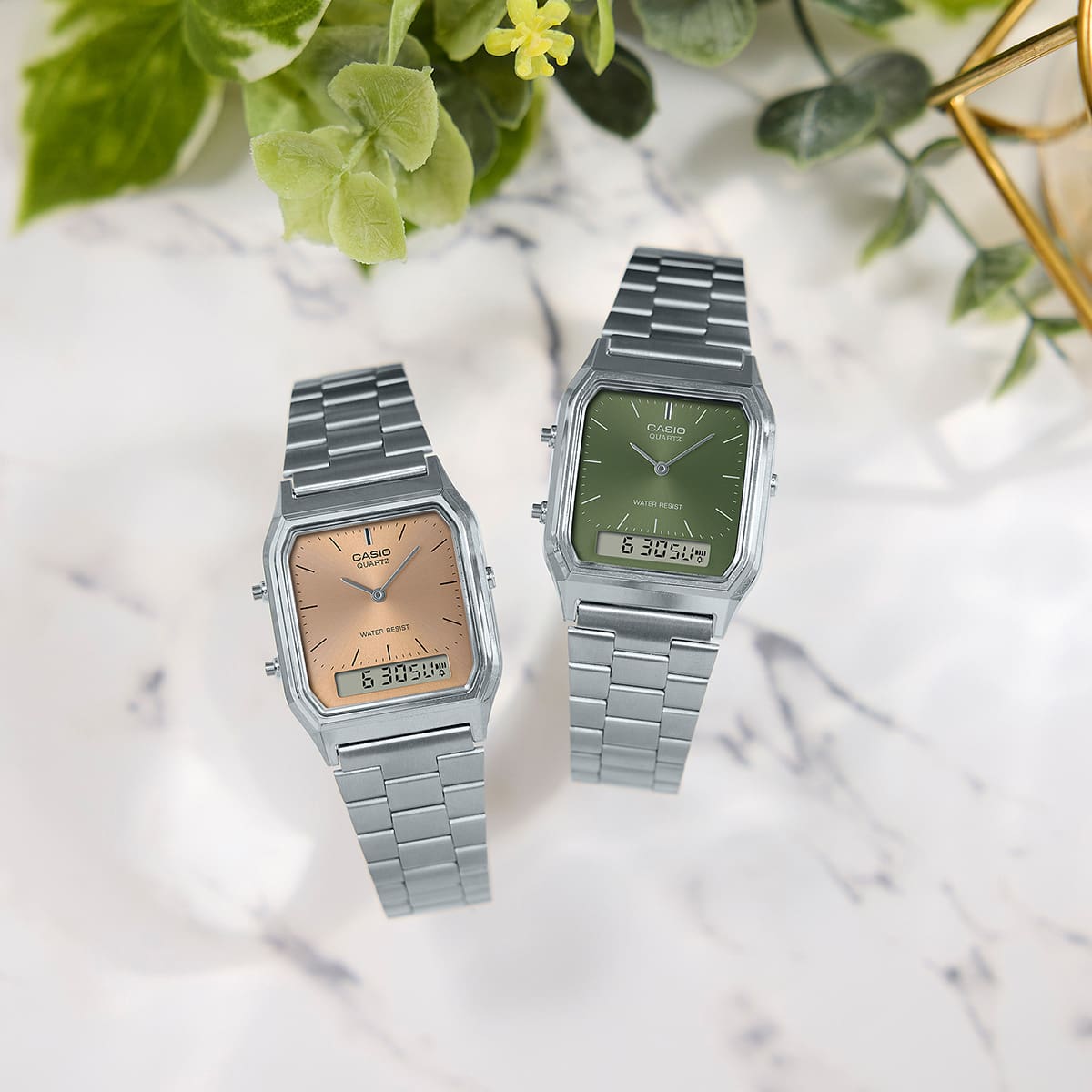 ファッショナブルなカラーダイアル