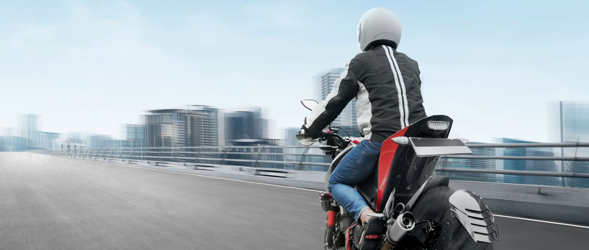 バイクの運転中