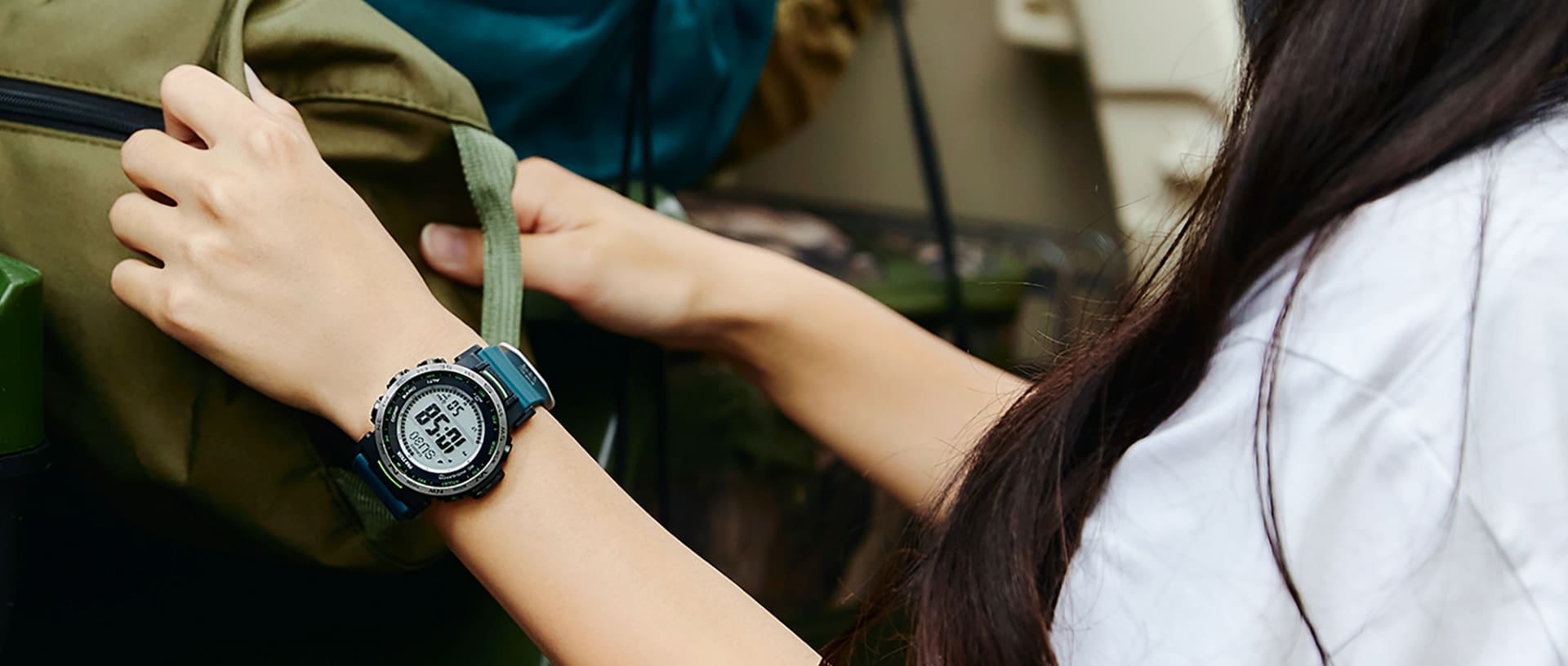 Casio カシオ プロトレック PRW-3500SYT-1JF チタン ブルー カシオ  