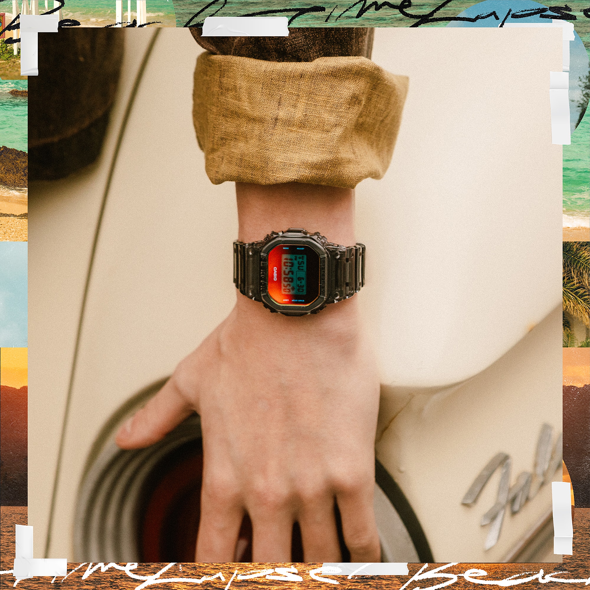 カジュアルスタイルに合わせるG-SHOCK